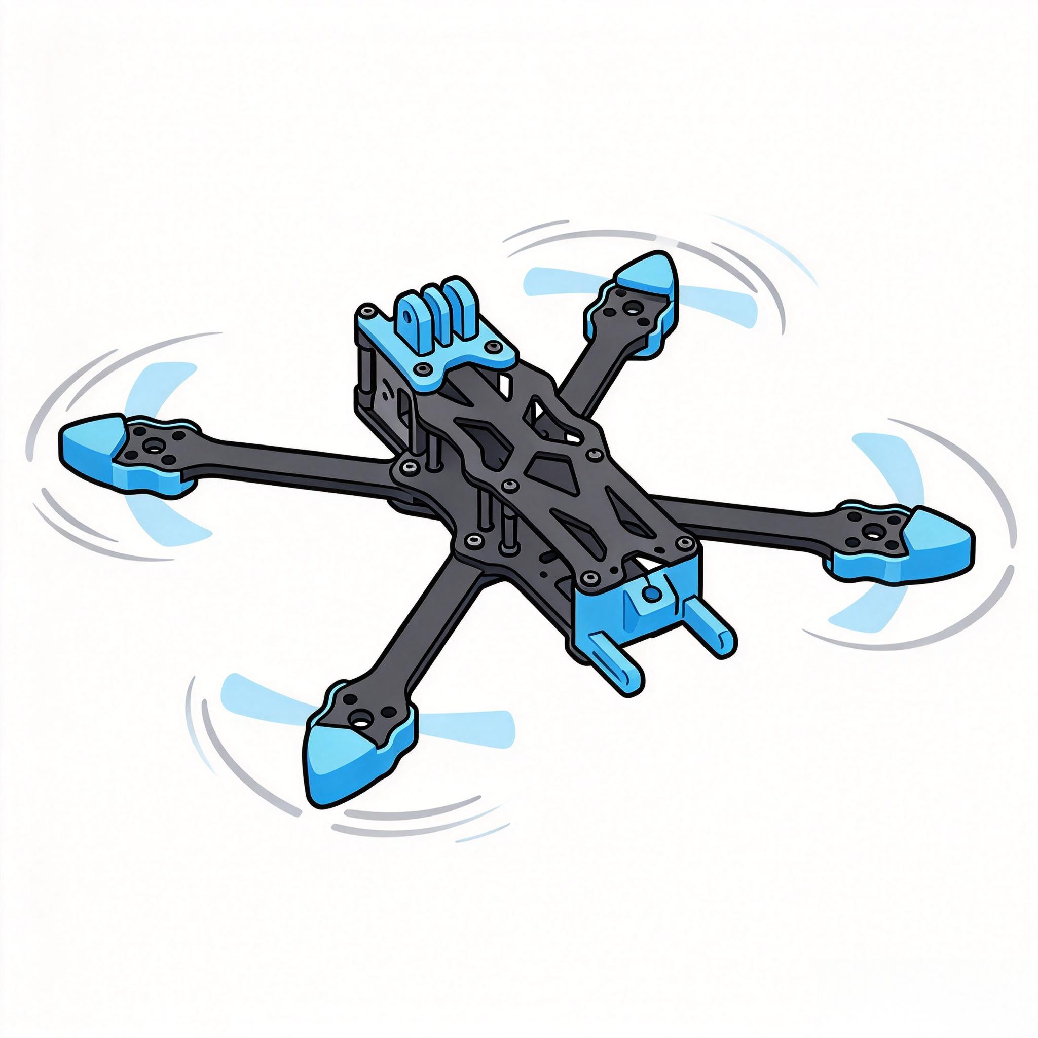 Drone Kit Octocopter - Zestaw do budowy drona APEX 5