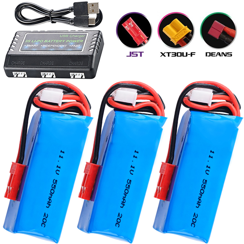 Drone Kit Octocopter - 11.1V 550mAh bateria Lipo dla helikopter