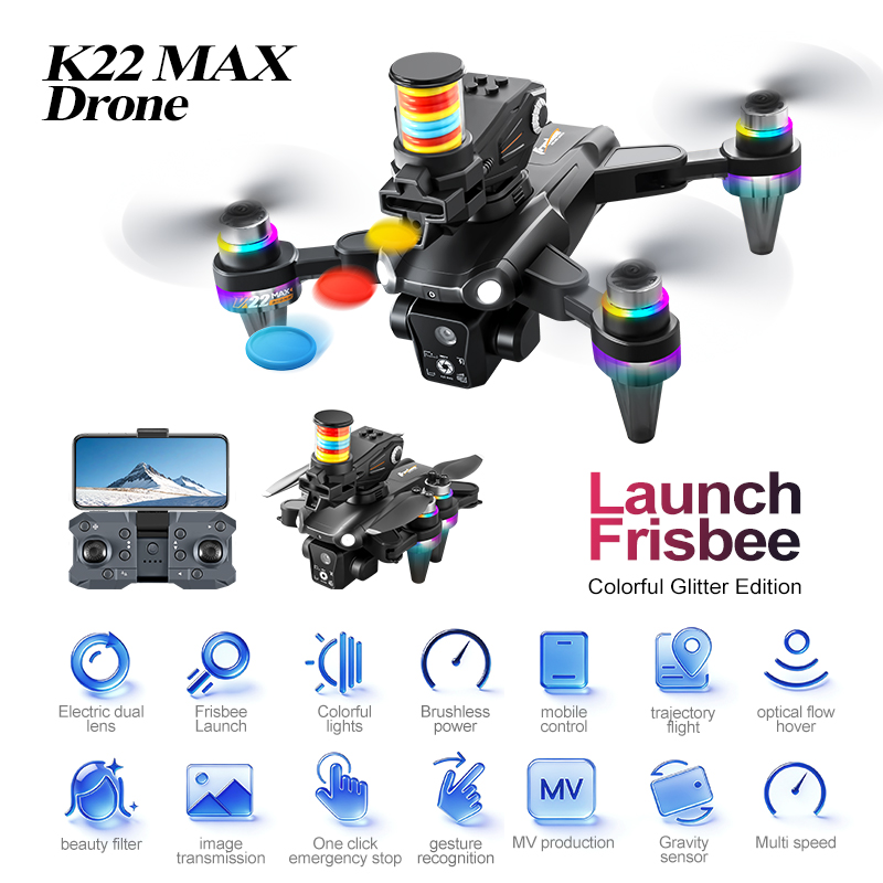 JCMO K22 MAX Frisbee Launch Dr – Drone Kit Professional recenzja i cena